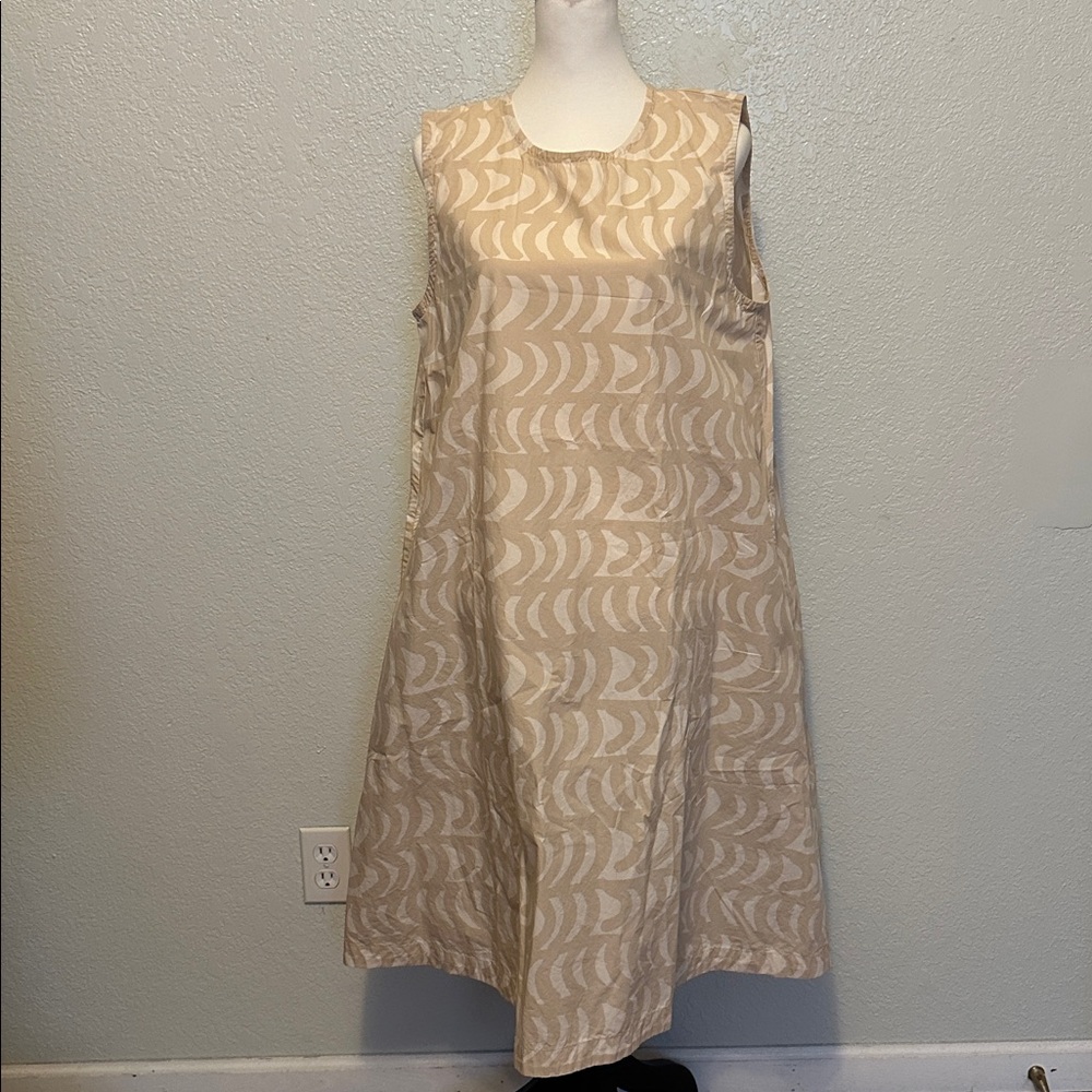 Marimekko UNIQLO Beige Dress XL EUC